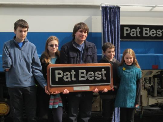 Pat Best Family members with the name plate